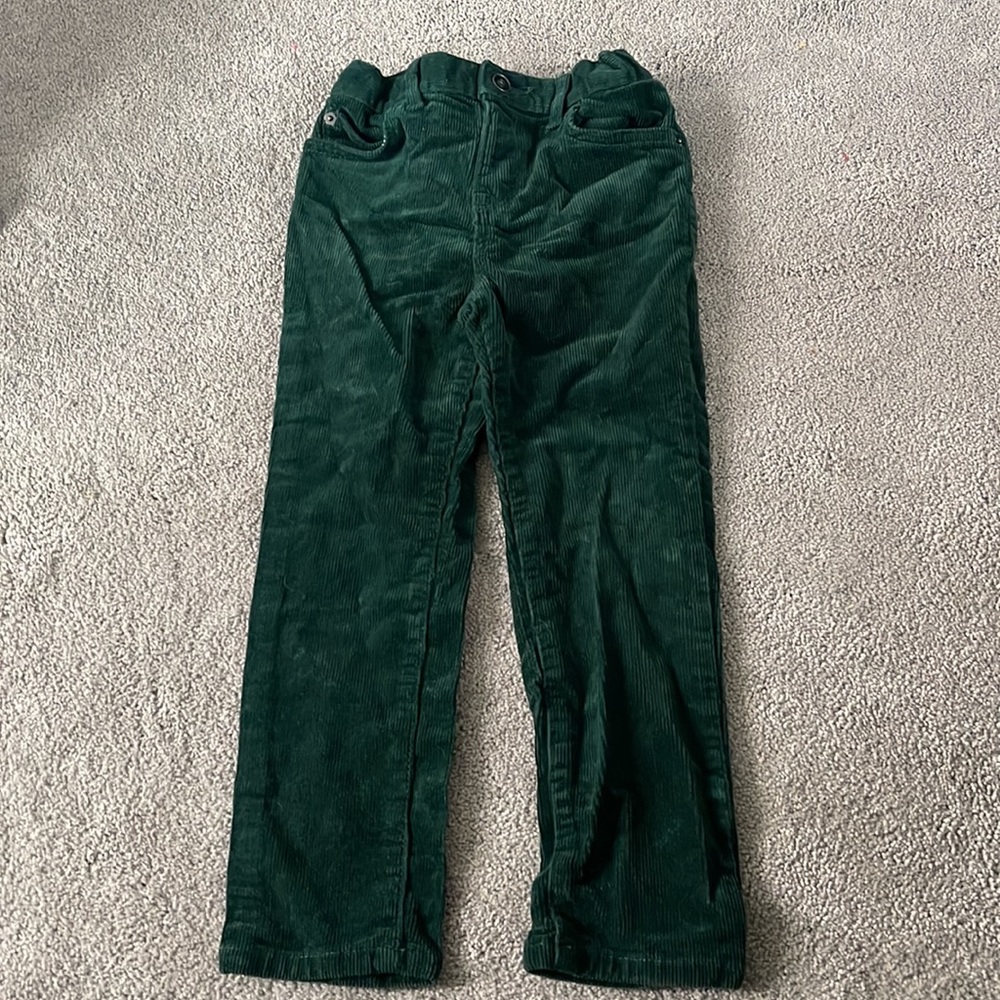 Children’s Place Boys Emerald Green Corduroy Pants